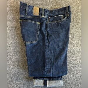 Goodfellow & Co Premium Selvedge Denim Men’s Size 40x32 Slim Straight Dark Wash